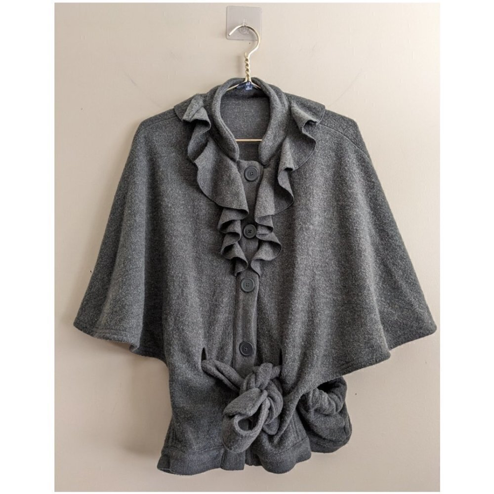 Gap Ruffle Wool Blend cape